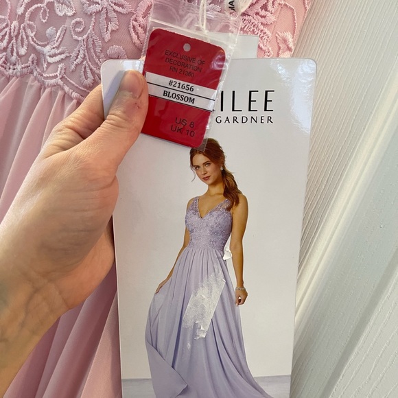 Morilee Embroidered Bridesmaid Dress - Picture 4 of 6